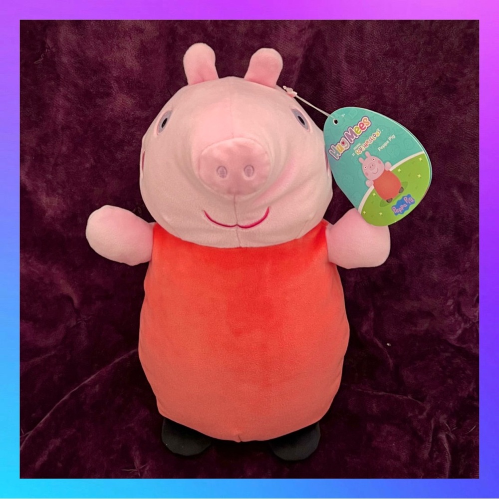 NWT Peppa Pig Hug Me Squishmallow